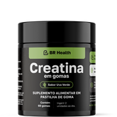 BR Health - Creatina em gomas 3g - Sabor Uva Verde - 60 gomas