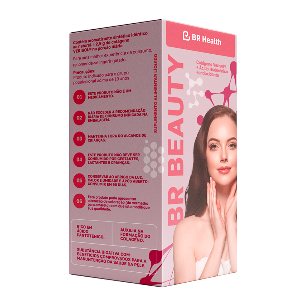 BR Health - BR Beauty - Colágeno Verisol + Ácido Hialurônico - 250ml