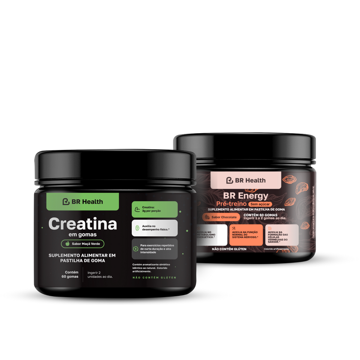 BR Health - Kit Treino Essencial - Suplementos