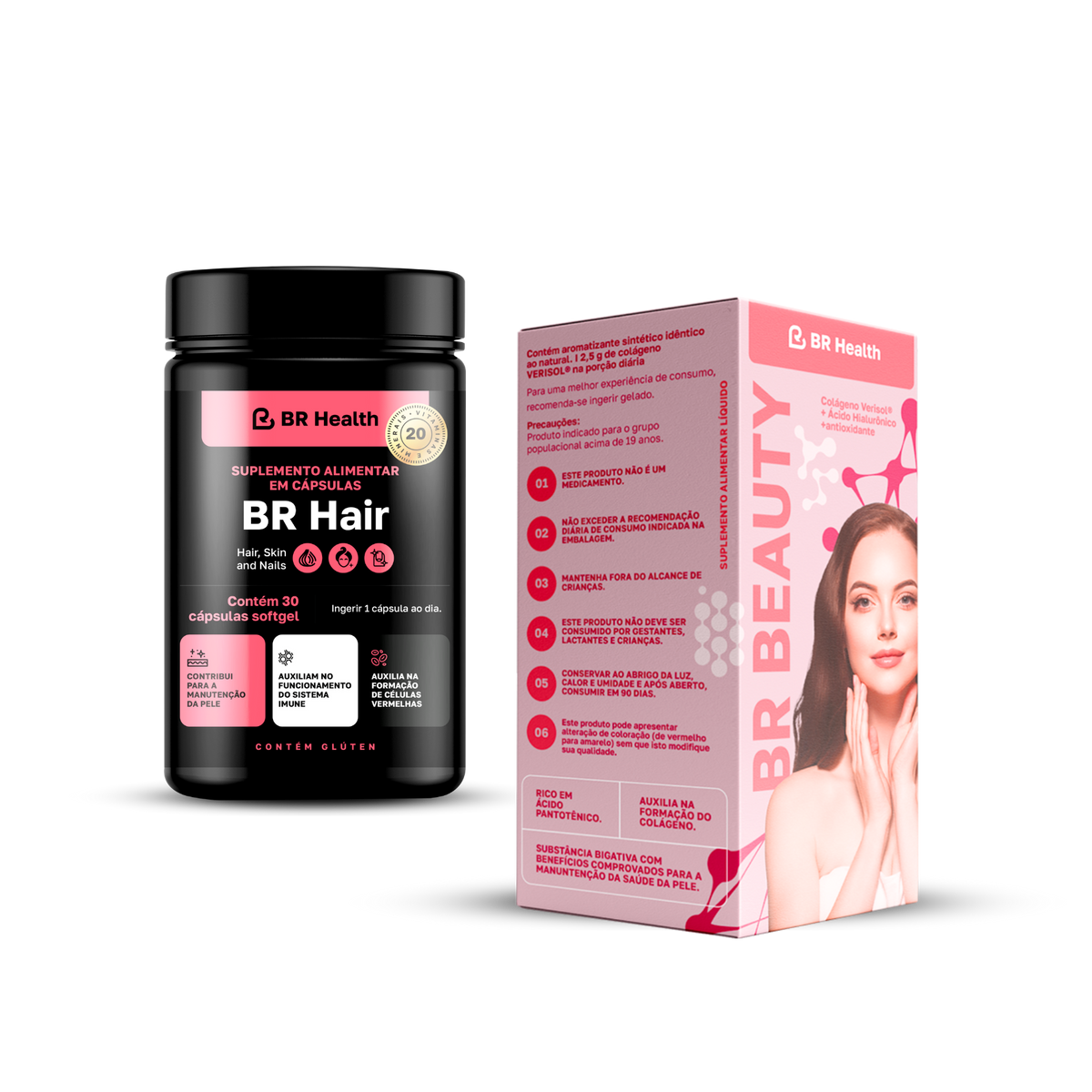 BR Health - Kit Beleza que Nutre - Suplementos