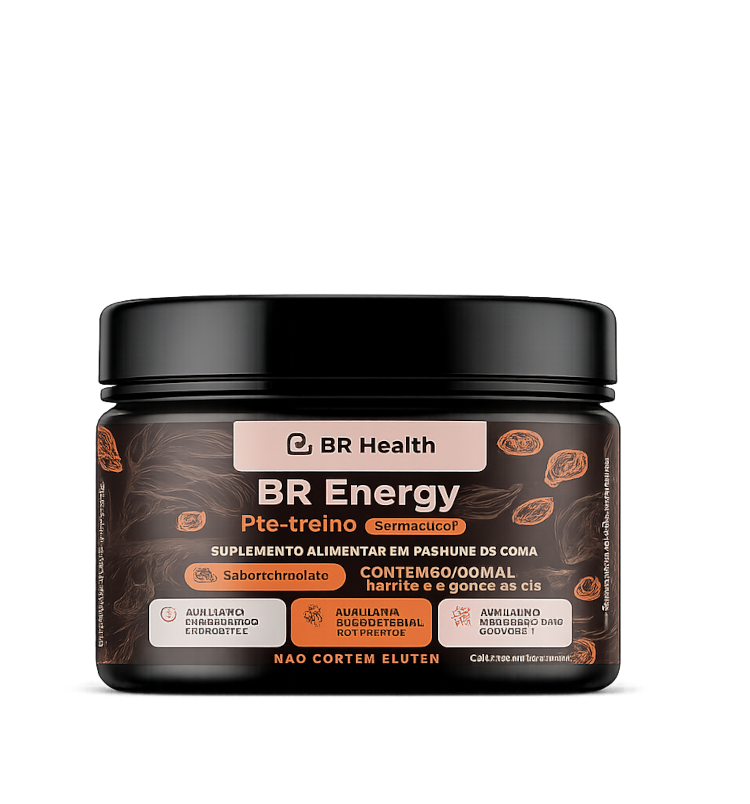 BR Health - BR Energy - Pré-Treino – 60 Gomas
